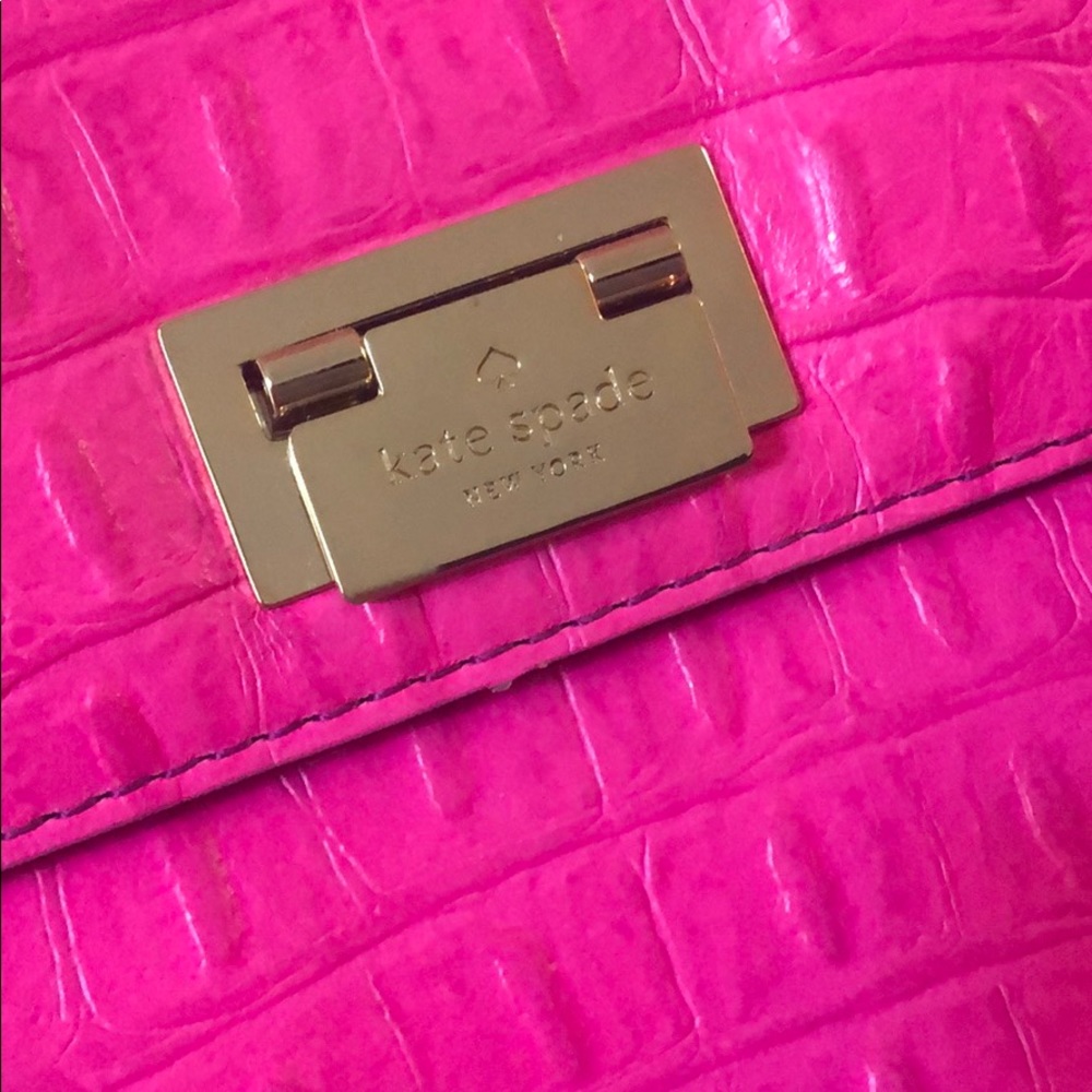Kate Spade Hot Pink Leather Bag - Picture 5 of 11